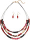 Layered Clay Bead Necklaces for Women Boho Beaded Statement Necklace Costume Jewelry Sets for Women Mothers Day Gifts...