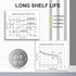 Rechargeable 2450 Batteries 10 Pack 3.7V Rechargeable CR2450 Lithium Coin Button Battery...