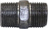 LONG TAO 10PCS 1/2" x 1.5" Black Malleable Steel Nipples Fitting Industrial Piping Plumbing Supplies Thread Pipe Nipple Adapter Fittings...