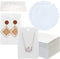 120 Set Earring Holder Cards Necklace Display Cards with 120 Pcs Self Sealing Bags and 240 Pcs Earring Backs for Earring Necklace Display(3.5 x 2....
