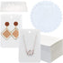 120 Set Earring Holder Cards Necklace Display Cards with 120 Pcs Self Sealing Bags and 240 Pcs Earring Backs for Earring Necklace Display(3.5 x 2....