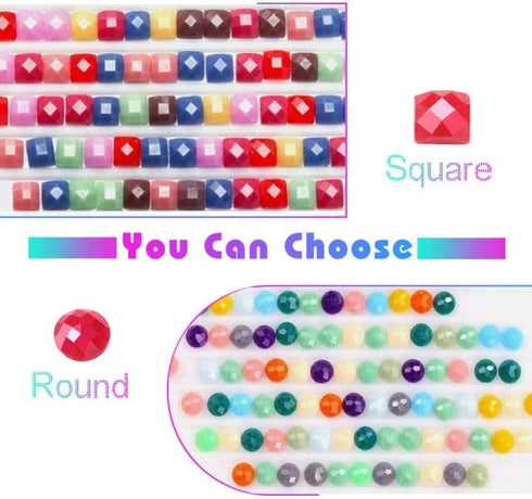 LBGMN 5D DIY Paint Diamond Painting Mosaic Rainbow Piano Keys Pictures by Rhinestones Embroidery 3D Diamond Mosaic Wall Sticker......