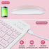 Bluetooth Keyboard and Mouse Combo Ultra-Slim Portable Rechargeable Compact Wireless Mouse Keyboard Set for Pad/iPad Pro/iPad Mini/iPad Air Mac OS...