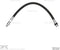 Dynamic Friction Brake Line Hose 350-47021, Black...