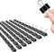 Binder Clips, 72 Pack, 1 Inch, Standard 25mm Clamps, Black, Capacity 0.47 Inch, Medium Clips, Binder Clips Medium Size, Medium Paper Clips, Office...