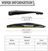 Rear Wiper Arm Blade Nut Set Replacement for Nissan Murano Cube 2009-2014,Honda CR-V/CRV 2017-2021,Jeep Wrangler JL 2018-2021,Rear Wiper Cover Acc...