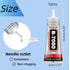 B7000 Glue, Clear with Precision Tip, 2 x 50ml, Silicone, Liquid, Waterproof, for Crafts, Jewelry, Rhinestones, Metal, Stone, Fabric, Glass, Wood...