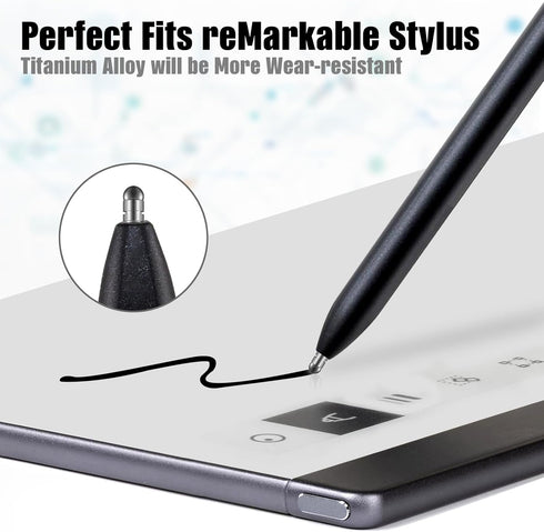 4 Pack-Pen Tips for Remarkable 2 Paper Tablet Maker Stylus Pen, Metal Replacement Pen Tips,with writing feelin/4096 Pressure Sensitivity and Tilt ...