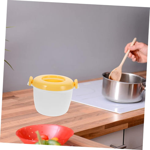 Rice Cooker Rice Maker Cooker Micro Food Steamer Microwave Mini Food Steamer Induction Heater Tool Rice Making Tool Oven Rice Steamer Oatmeal Trav...