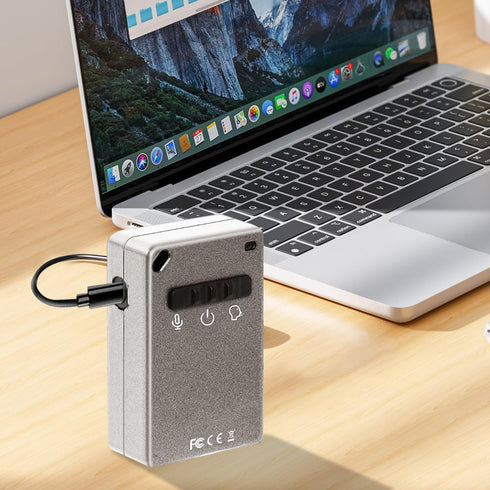 Digital Voice Recorder Cube, Voice Activated Noise Cancelling Sound Recording Device, Play Recorded Sounds by 3.5 Plug Earphone,Digtal Audio Recor...