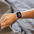 Compatible for Apple Watch 44mm Series 4/5/6/SE Cover Built-in Tempered Glass Screen Protector,Bling Crystal Diamond Rhinestone Hard PC Protective...