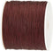 PH PandaHall 1 Roll 0.5mm Round Waxed Polyester Cord Thread Beading String 116 Yards per Roll Spool for Jewelry Making and Macrame Supplies Brown...