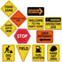 WERNNSAI Construction Party Decorations - 12 PCS Construction Signs Birthday Party Supplies for Boys Kids Truck Birthday Cutouts Traffic Road Sign...