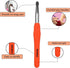Mdoker Extra Long Crochet Hooks Size(2.25mm-10mm) Ergonomic Grip Soft Handles for Handmade DIY Crocheting Crochet Hook Needles for Arthritic Hands...