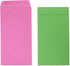 Okuna Outpost 100 Pack Colorful Money Envelopes for Cash, Payroll, Money Saving, Coins, Currency, 100GSM (4 x 7 In)...