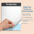 S&O Magnetic To Do List Notepad for Groceries, Task List & Schedule - Things To Do Notepad for Fridge - Daily To Do List Pad - Daily Checklist Not...
