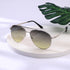 Sunglasses for Women and Men,Classic Aviator Sun Glasses for Men Women Driving Shades UV Protection 2024 New (Silver Frame Green Lens)...
