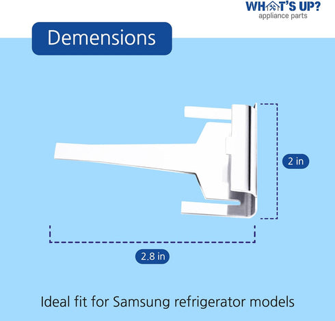What's Up? DA61-06796A Clip Drain 1 Piece Refrigerator Drain Tube Clip Evaporator Replacement for Samsung Compatible with da61-06796a, ap5579885, 2683163 (1 piece)