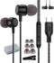 USB C Headphones in Ear Wired Earphone,Type C Earbuds,USB-C Wired Headset in-Ear for iPhone 15 Pro Max iPad Air Plus Samsung Galaxy A53 A54 S21 S2...
