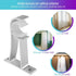 Sturdy Curtain Rod Brackets, Silver, Holds 1 Inch to 1 1/4 Inch Rods, Wall Mount, Set of 2...