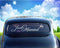 Just Married Car Decals Just Married Window Stickers Window Cling 8' x 23.5' White...