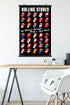 Trends International Rolling Stones - Grid Wall Poster, 22.375" x 34", Premium Poster & Clip Bundle...