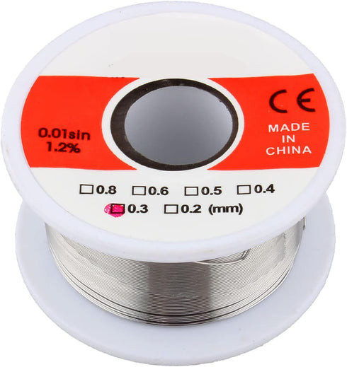 50g 0.3mm Tin Rosin Core Solder Soldering Wire Sn60 40 Flux 1.2% for Electrical Soldering Circuit Board DIY Home Appliance Repair Soldering...