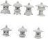 4pcs Home Decor Japanese Home Decor Fairy Pagoda Statue Mini Pagoda Figurines Miniature Pagoda Statue Mini Pagoda Model Mini Pagoda for Garden Pav...