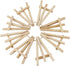 30 Pack 5" Mini Wood Display Easel,Natural Wood Display Stand for Displaying Small Canvases,Business Cards,Photos,DIY Crafts,Home Decorations (2.7...