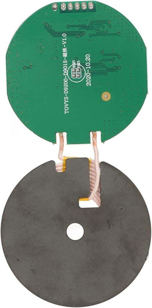 Wireless Charging Receiver Module, 15W Wireless Charging Circuit Board Coil Charger, PCBA Circuit Board with Coil for DIY, Overvoltage, Overcurren...