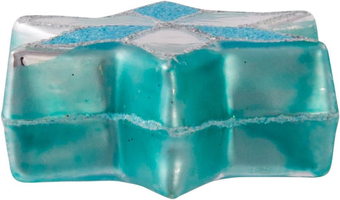 Kurt Adler H8203 Glass Star of David with Glitter Ornament, Set of 6, Blue...