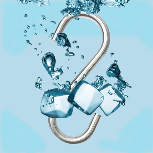 Heavy Duty S Hooks Hanging Metal Hook Large 304 Stainless Steel Diameter 5/16 in Rust Proof for Swing Hammock Garden Outdoor Tools...
