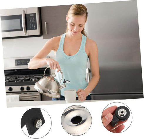 jojofuny 2Pcs kettle alarm kettle replace nozzle whistling whistle boiling kettle fsdlfjdslkrjewkljkfsldfds Nozzle cover coffee accessories fgfsdf...