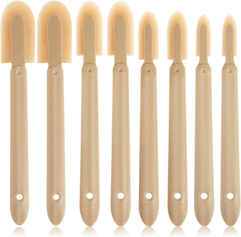 8Pcs Rubber Caulking Tool Set Reusable Caulk Tool Caulking Finishing Tool Grout Sealant Caulk Spatula Set Multifunctional Silicone Sealant Caulkin...