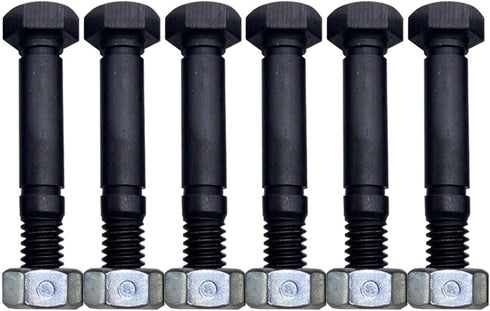 6 Pack Shear PINS and Nuts for Ariens 52100100 00659100 Snowthrower...