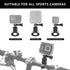Mountain Bike Mount for GoPro Hero 12/11/10/9/8/7/6/5/4/3+, 360 Degree Rotation Aluminium Bike Handlebar Holder Bicycle Rack Adjuster for Action C...