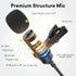 MAONO USB Lavalier Microphone, 192KHZ/24BIT Plug & Play Omnidirectional Lapel Shirt Collar Clip on Mic for PC, Computer, Mac, Laptop, YouTube, Sky...