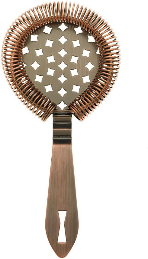 Barfly Classic Hawthorne Spring Bar Strainer, O/S, Antique Copper,M37037ACP...