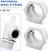 2 Pcs 6-500-00 Pool Cleaner Universal Wall Fitting (UWF) Connector Replacement Part Exact Fit for Zodiac Polaris 180 280 360 380 3900 Sport 480 Pr...