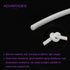 DMiotech 2mm ID 4mm OD 3.3 Feet Silicone Tube Translucent Industrial Silicone Tubing for Water Air Pump...