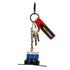 MELOTOUGH 2 PCS Tape Thong for Tool Belt Waist Electricians Tape Strap Holder Chain with Keyring and trigger snap hook...