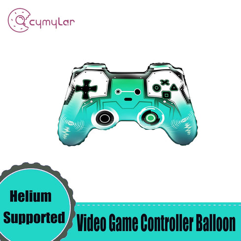 CYMYLAR Video Game Controller Balloon 4 Pcs Video Game Party Balloons for Gamer Birthday Party Decorations Video Game Party Decorations...