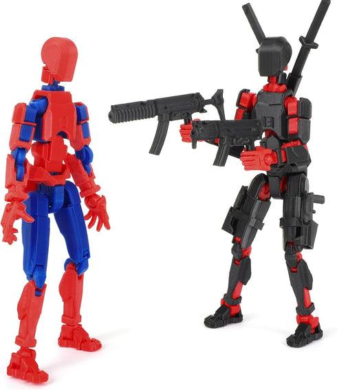 Titan 13 Action Figure,Lucky Robo 13 Action Figure T13 Action Figure 3D Printed Multi-Jointed Movable, Nova T 13 Action Figure Dummy 13 Action Fig...