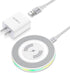 Fast Wireless Charger with Wall Charger Block for iPhone 15/15 Plus/15 Pro Max/14/13/SE 12/11, 15W Cordless Android Phone Charging Pad for Samsung...