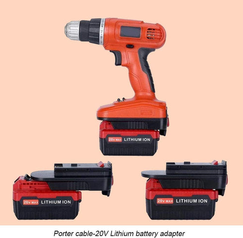 TOPINCN 20V Battery Adapter for Black Decker 18V Battery Tools, Compatible withPorter Cable 20V Lithium Battery...