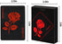 Joyoldelf Black Playing Cards with Rose Pattern, 2pcs Deck of Cards, PVC Plastic & Waterproof Playing Cards, Cool Card Decks Suitable for Family o...