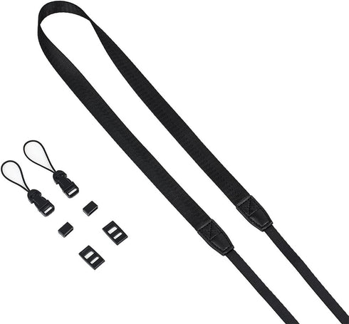 DOROM Universal Adjustable Slim Shoulder Sling Neck Strap for All Camera DSLR SLR (Black)...