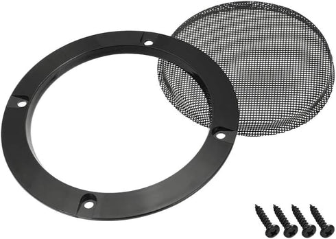 uxcell 2" Speaker Grill Mesh Decorative Circle Woofer Guard Protector Cover Parts Black...