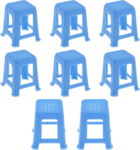 8 Pack Canvas Stands Blue Paint Stands for Painting Mini Canvas Feet Risers Canvas Support Stands for Painting Supplies Fluid Acrylic Pouring Tool...