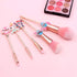 5Pcs Stitch Theme Cosmetic Brushes Set, Interstellar Baby Makeup Brushes, Premium Synthetic Foundation Eyeshades Brush Set Best Gift...